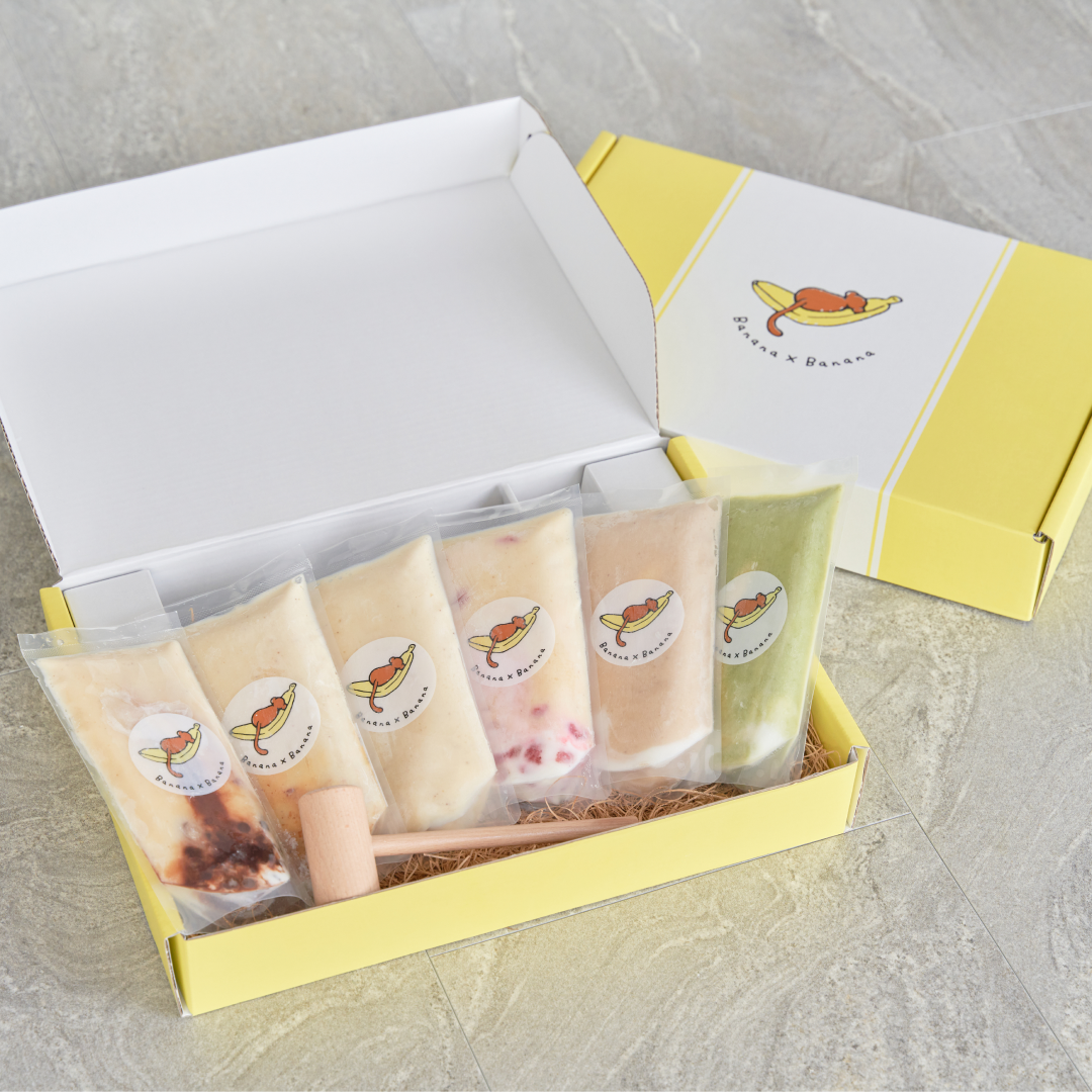 人気No1【ギフトセット】まるごとバナナジュース ｜6種類＋ハンマー1本＋保冷バック