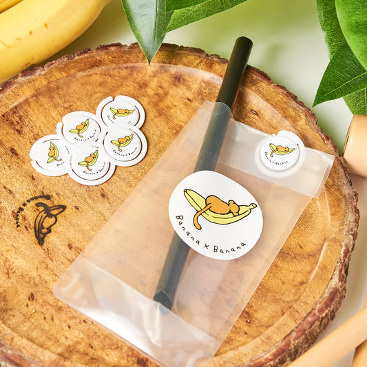 BananaBananaのロゴ付き専用クリップ|2個