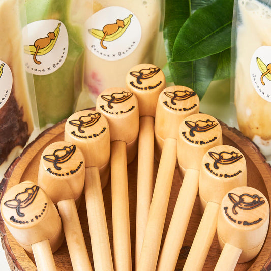 #バナナ叩きチャレンジ BananaBananaのロゴ付き専用ハンマー 1本