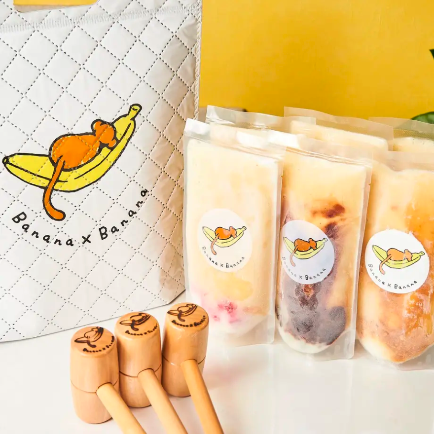 人気No1【ギフトセット】まるごとバナナジュース ｜6種類＋ハンマー1本＋保冷バック